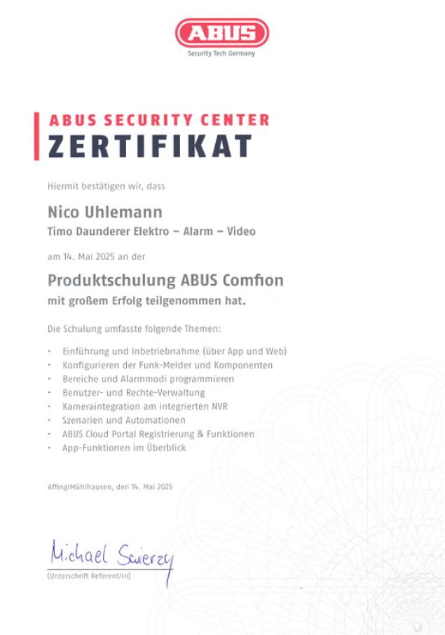 Zertifikat-Abus 2025 Uhlemann